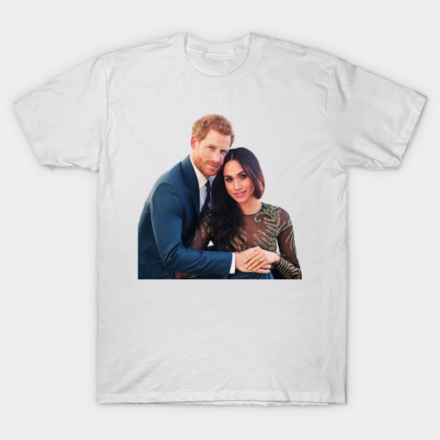 Harry and Meghan T-Shirt by swiftscuba